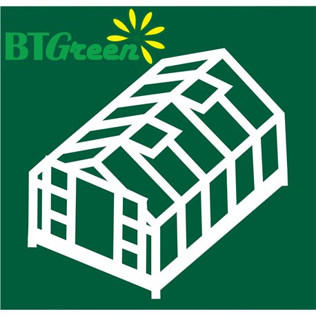 Stavba skleníku SOLO3 BTGreen