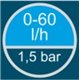 Nastavitelný rozprašovač "OTTIMA 180° " - k hadici 14x16mm, 10ks
