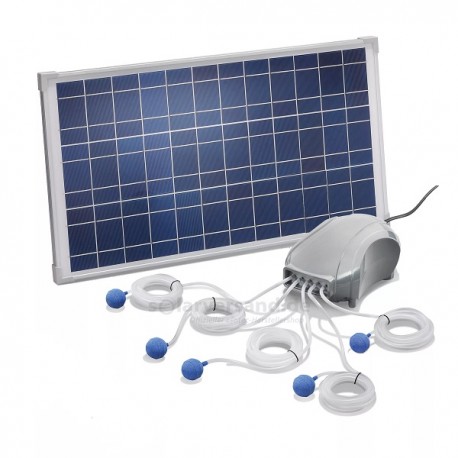 Solární provzdušňovač  "Air Power five Profi Plus", esotec