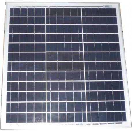 Solární krystalický panel 40W 2-PIN velký
