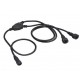 Spojovací kabel,  Y- adaptér 2 pin-velký, esotec